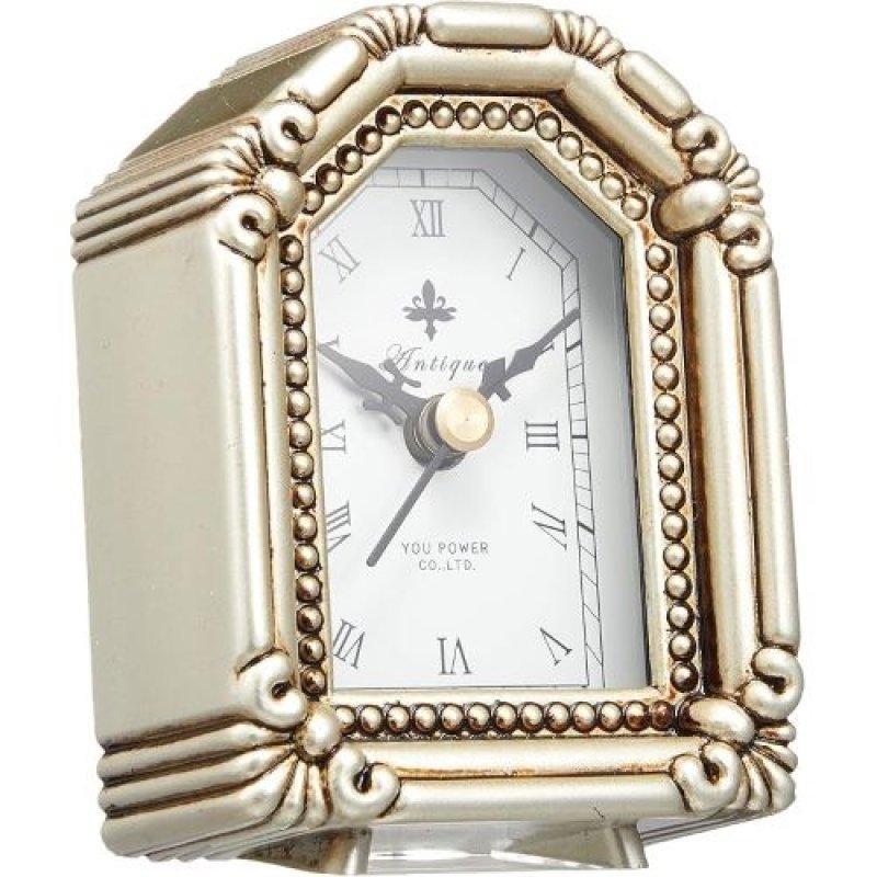 画像1: ◯ユーパワー Antique Style アンティークスタイルクロック ハウス シルバー AC-01801 [ B00IZ6S88C / 4996953063000 / ] (1)