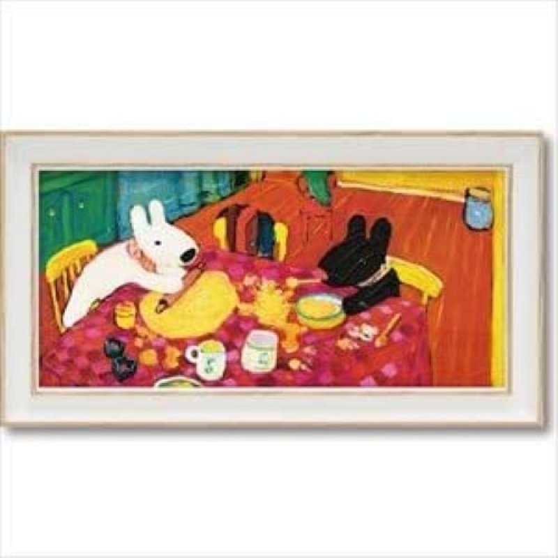 画像1: 〇ユーパワー アートフレーム/動物 マルチカラー サイズ:W34x18.5cm [ B01N3URWZY / 4996953272983 / / ] (1)