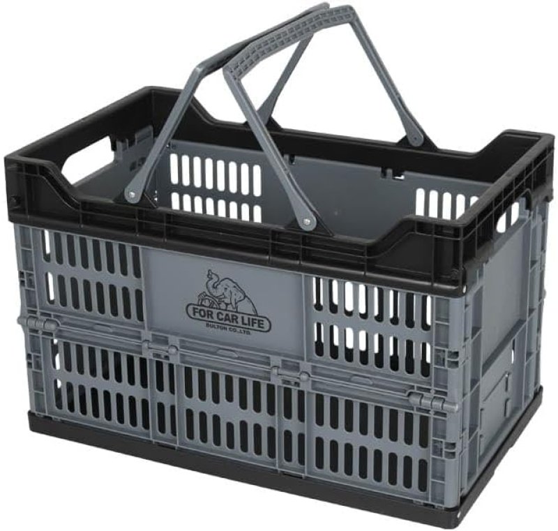 画像1: ダルトン(Dulton) フォールディング ショッピング バスケット 30L グレー FOR CAR LIFE V22-0505GY [ B0BTYZRWNC / 4997337085533 / V22-0505GY ] (1)