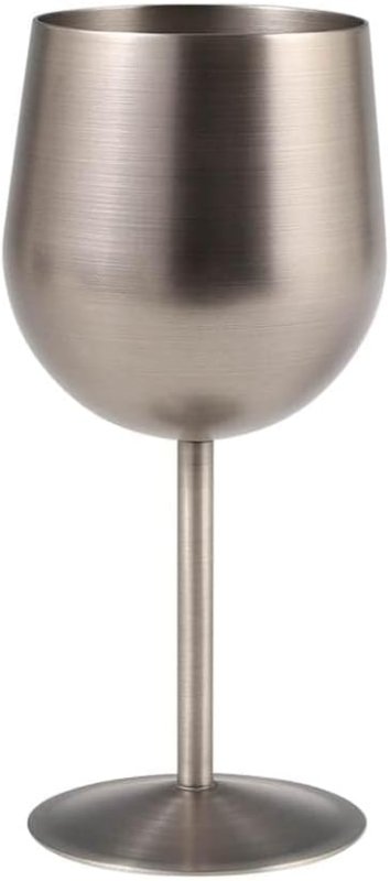 画像1: ダルトン(Dulton) ワイン グラス ステンレス マット ガンメタ 350ml M-0519MGU [ B0C9ZT473J / 4997337085977 / M-0519MGU ] (1)