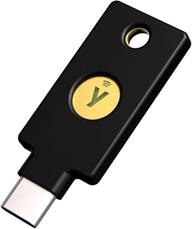 画像1: ★yubico - Security Key C NFC - Black- Two-Factor authentication (2FA) Security Key, Connect via USB-C or NFC, FIDO U2F/FIDO2 Certified [ B0BVNRXFHT / 5060408465301 / Y-405 / K108 ] (1)