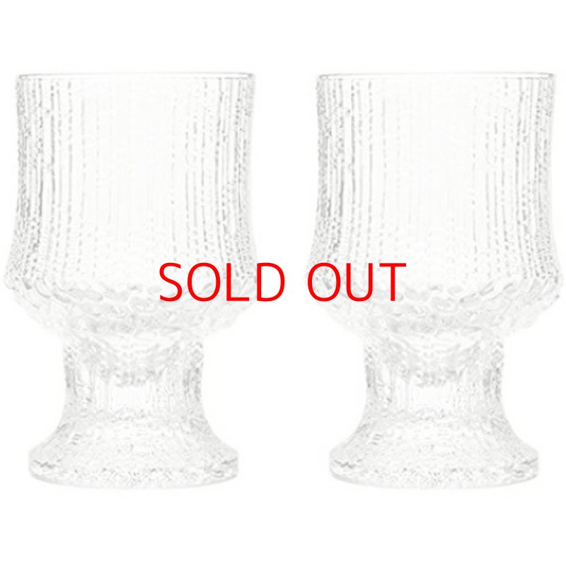 画像1: ◯イッタラ(iittala) ウルティマツーレ(Ultima Thule) レッドワイングラス230ml 2個セット クリア 並行輸入品 [ B017NCAEXU / 6411929500719 / ] (1)