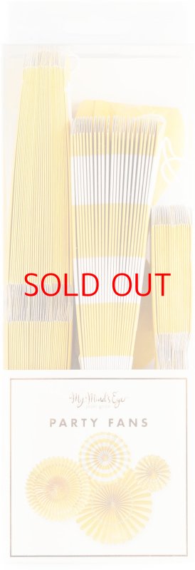 画像1: 〇My mind's Eye ベーシック パーティー ファン イエロー PGB204 [ B01BMR6K1M / 699464209847 / / ] (1)