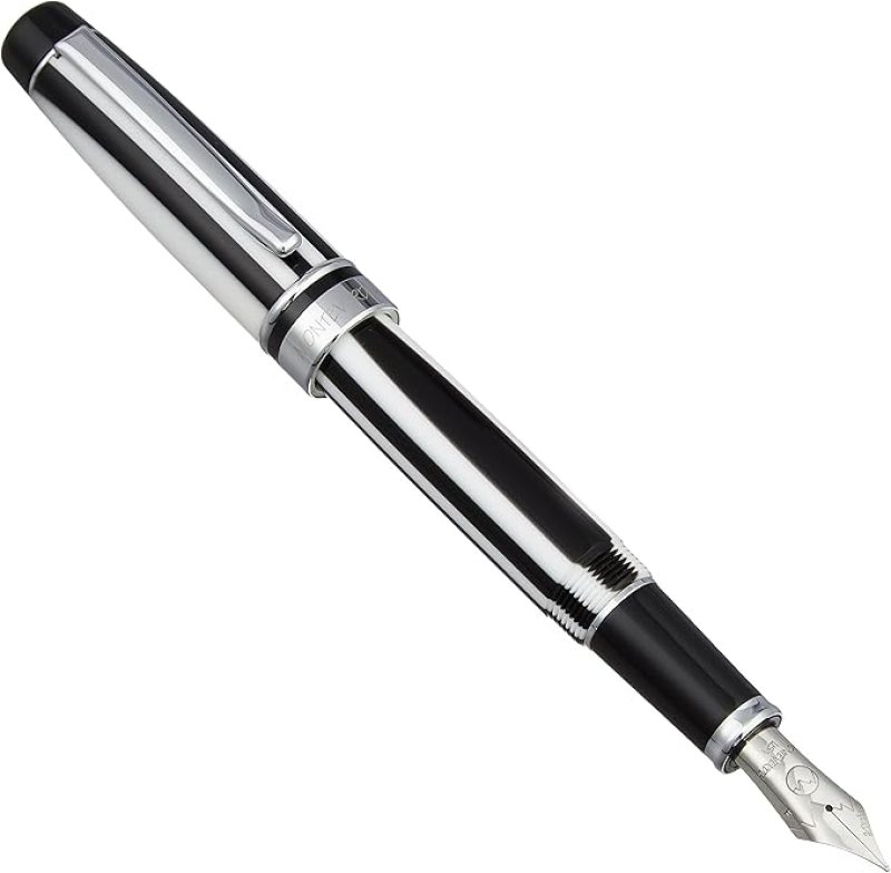 画像1: ◯モンテベルデ(MONTEVERDE) プリマ ブラック＆ホワイト 万年筆 1919407 [ B08293DCHL / 80333270226 / ] (1)