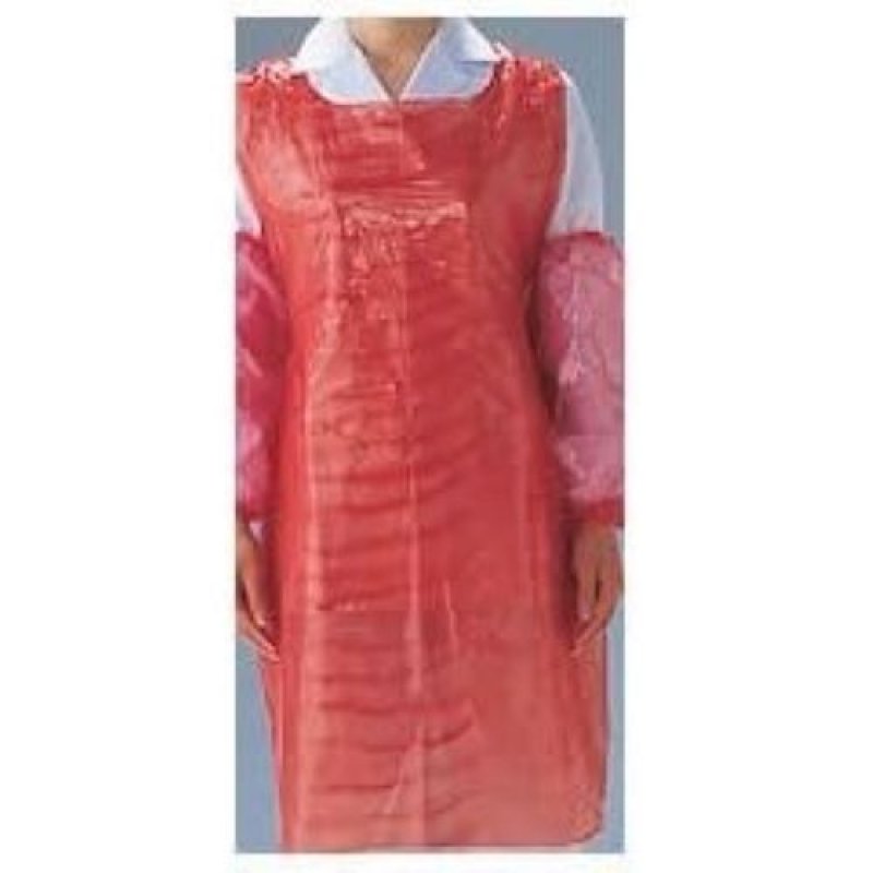 画像1: ◯イービーエム(EBM) カラーエプロン 200枚入り×5ロール レッド OA301R [ B002D15S8I / 8886405961038 / ] (1)